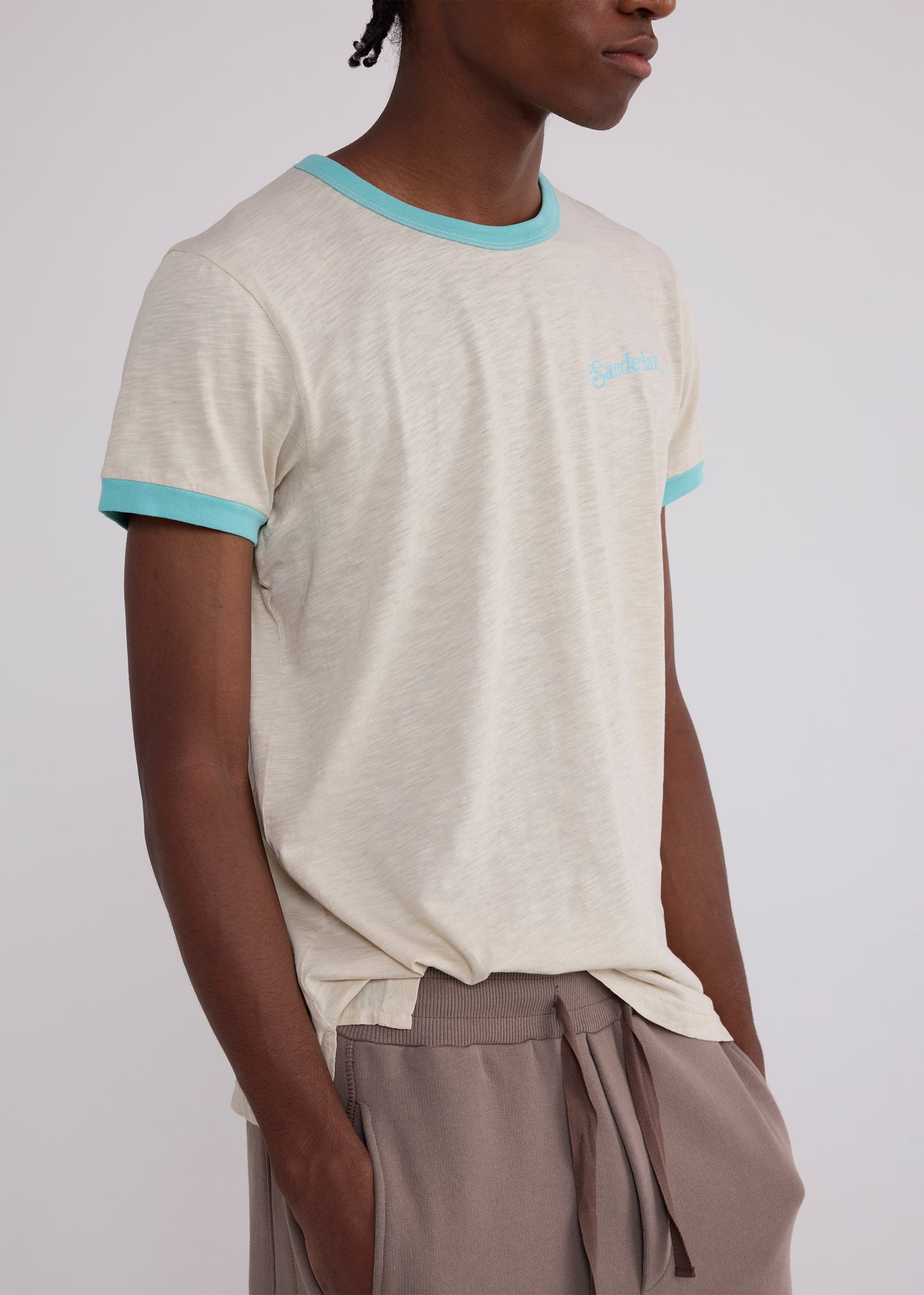 Slubbed Cotton Rib Tee