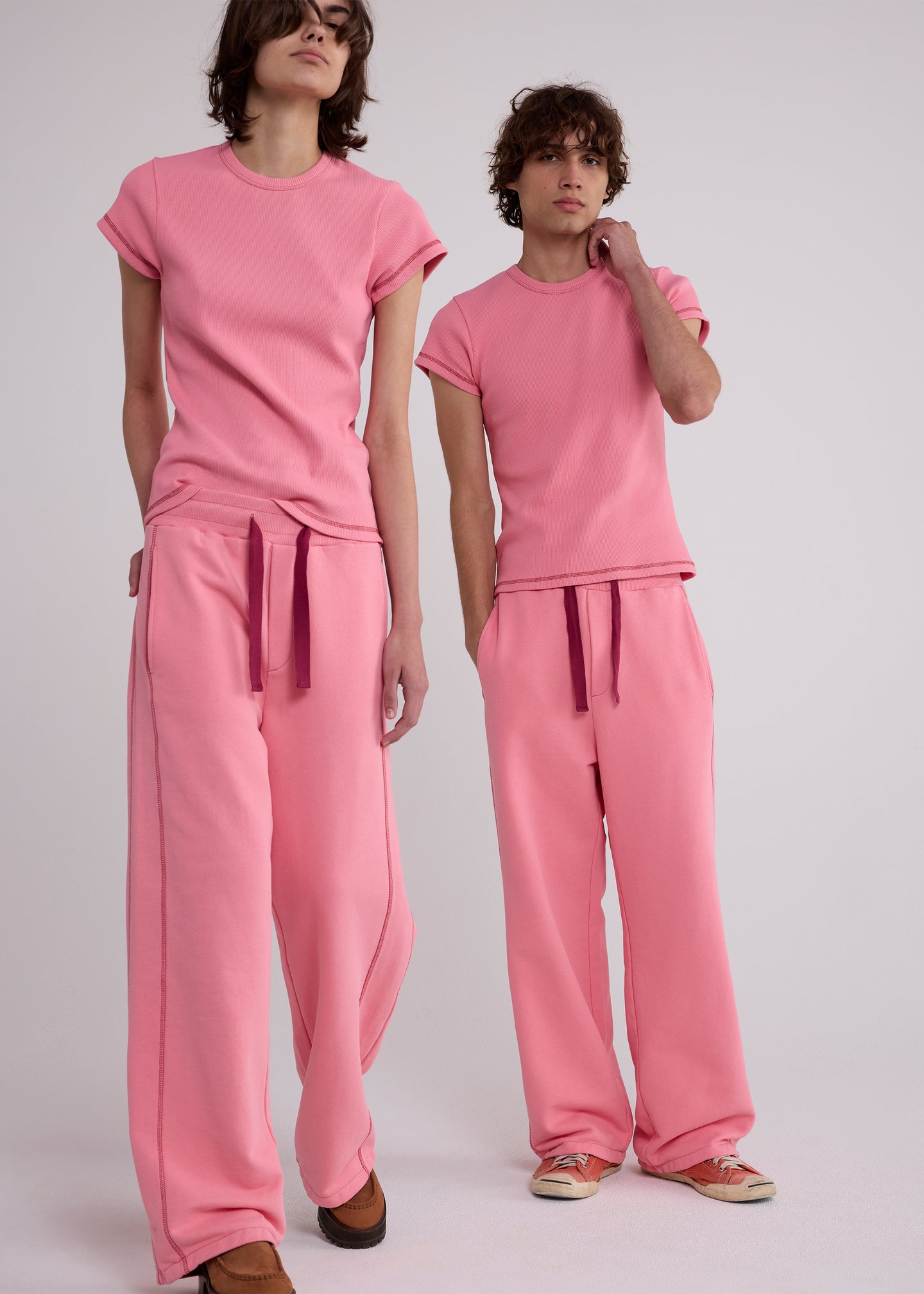 Cotton Skinny Rib Tee