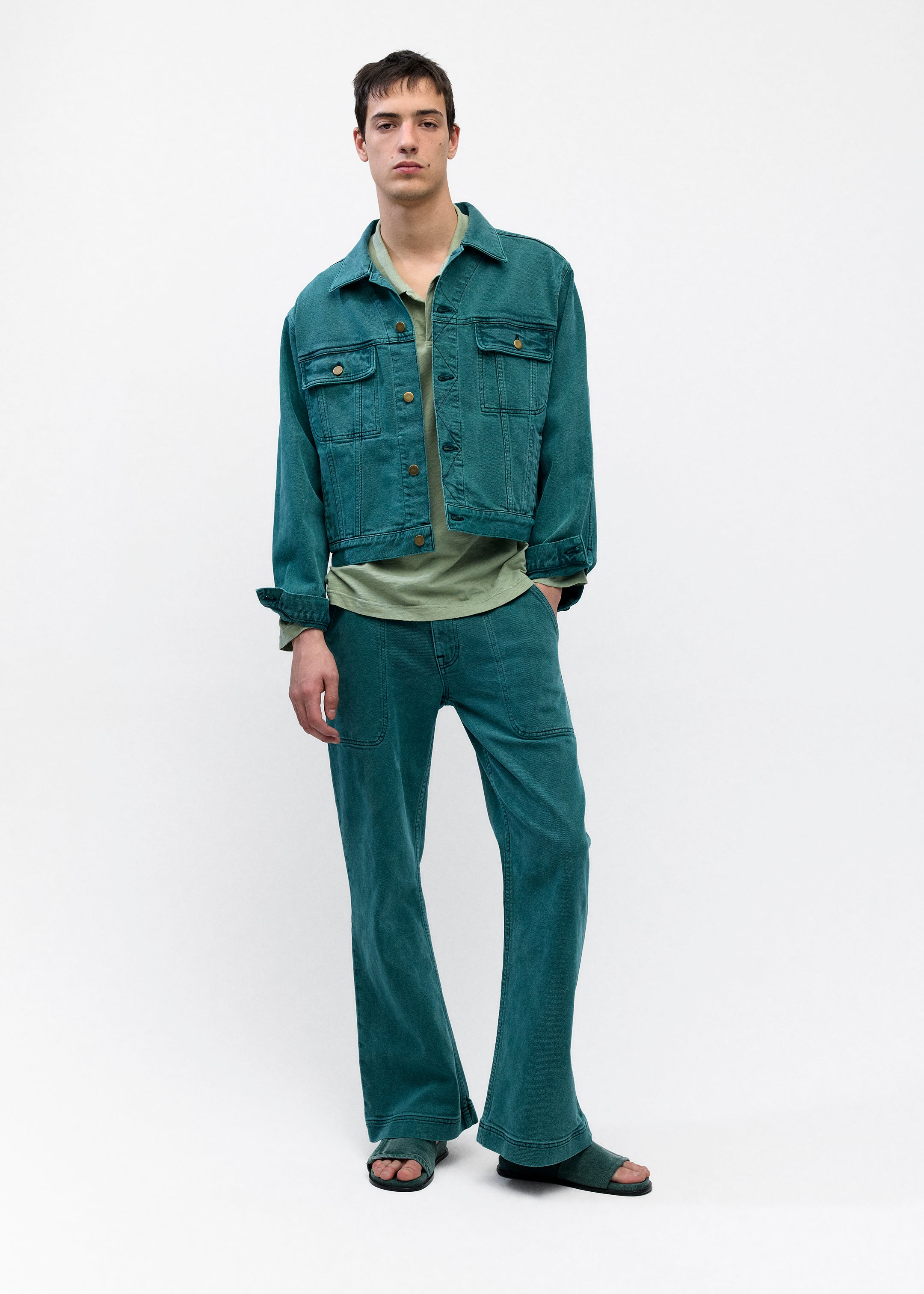 Jean Jacket in Pine Wash – Sanderlak