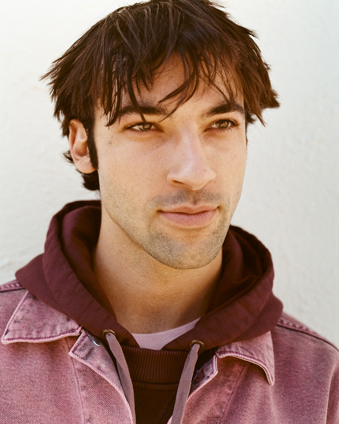 Jean Jacket in Pink Wash