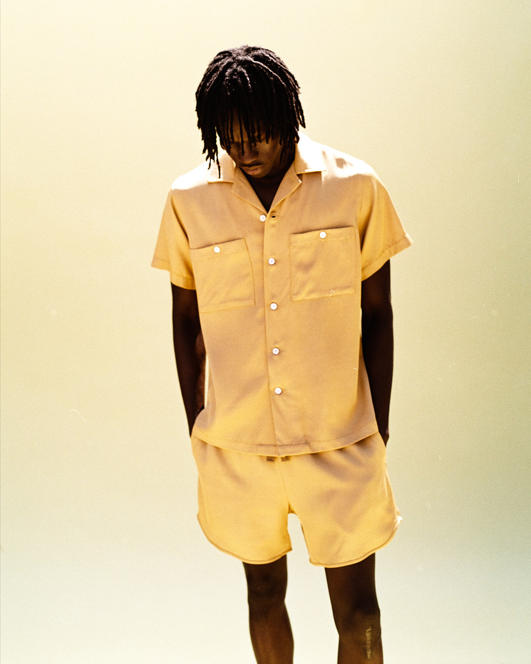 Short Sleeve Shirt in Old Gold