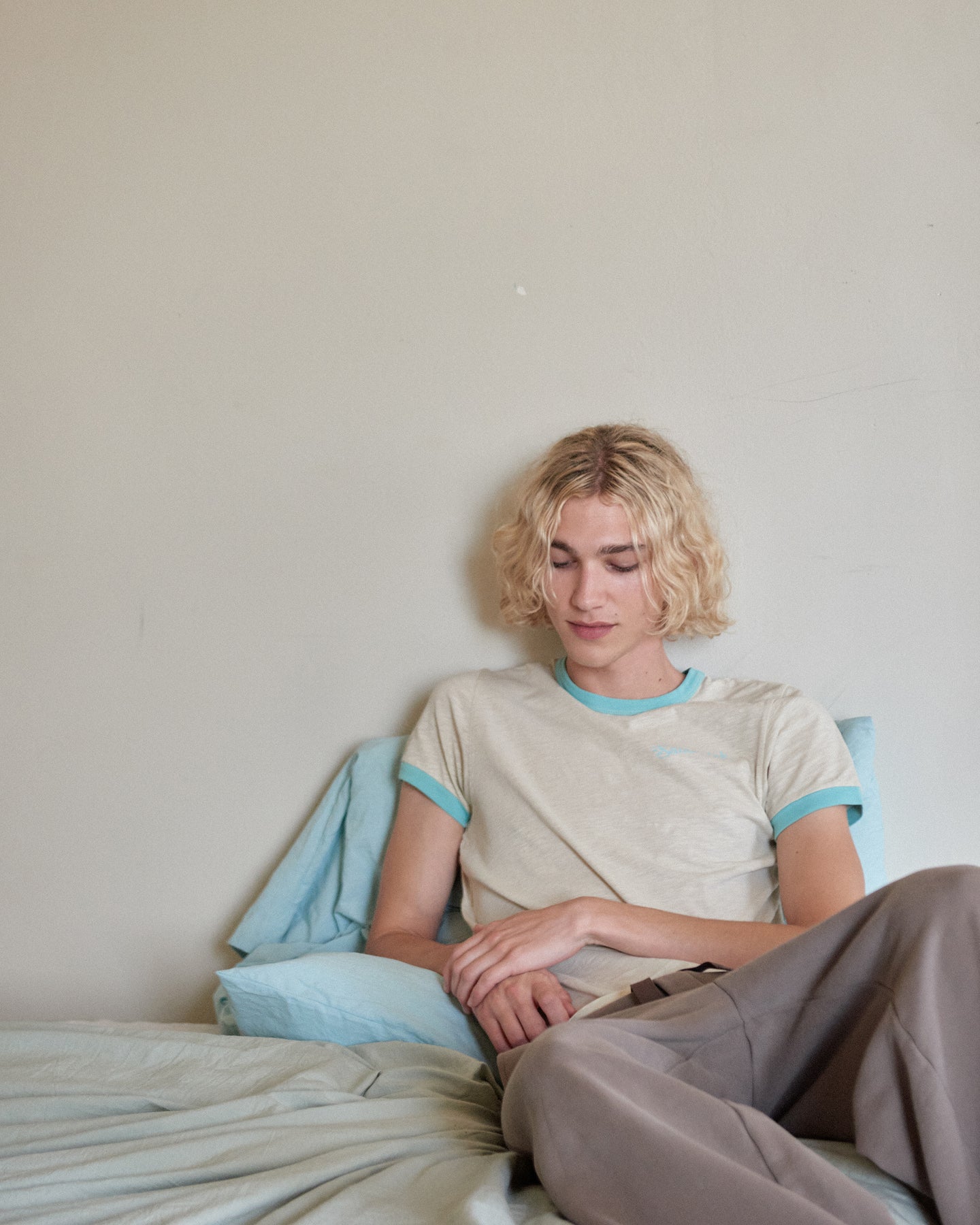 Slubbed Cotton Rib Tee