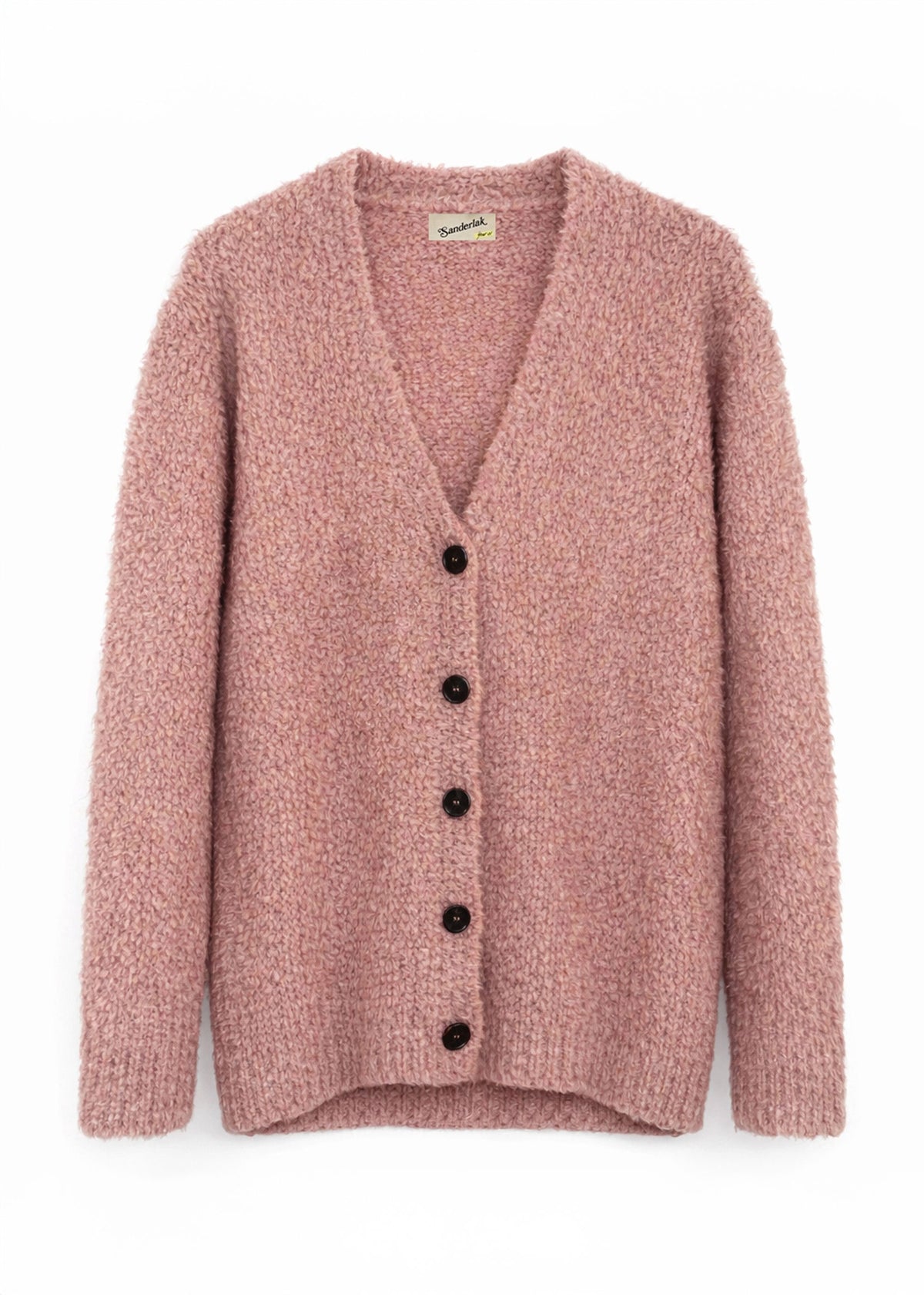 Oversized Cardigan in Powder Pink