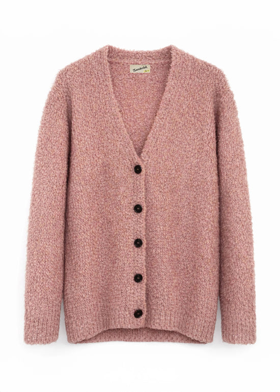 Oversized Cardigan in Powder Pink