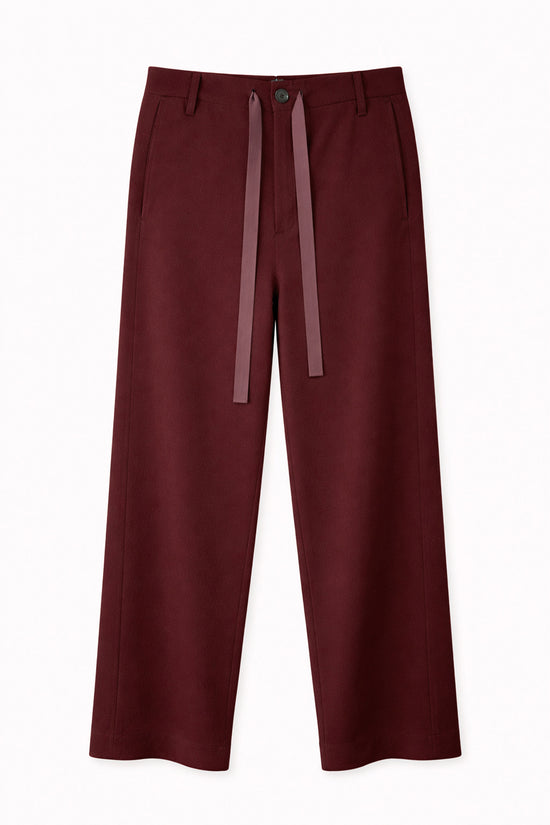 Tailored Drawstring Pant in Redwood