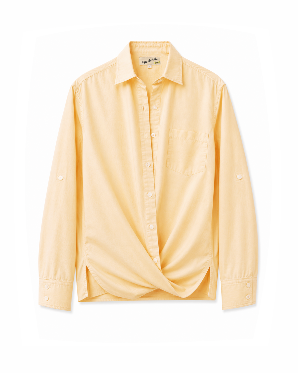 Twist Shirt in Chateau Cream