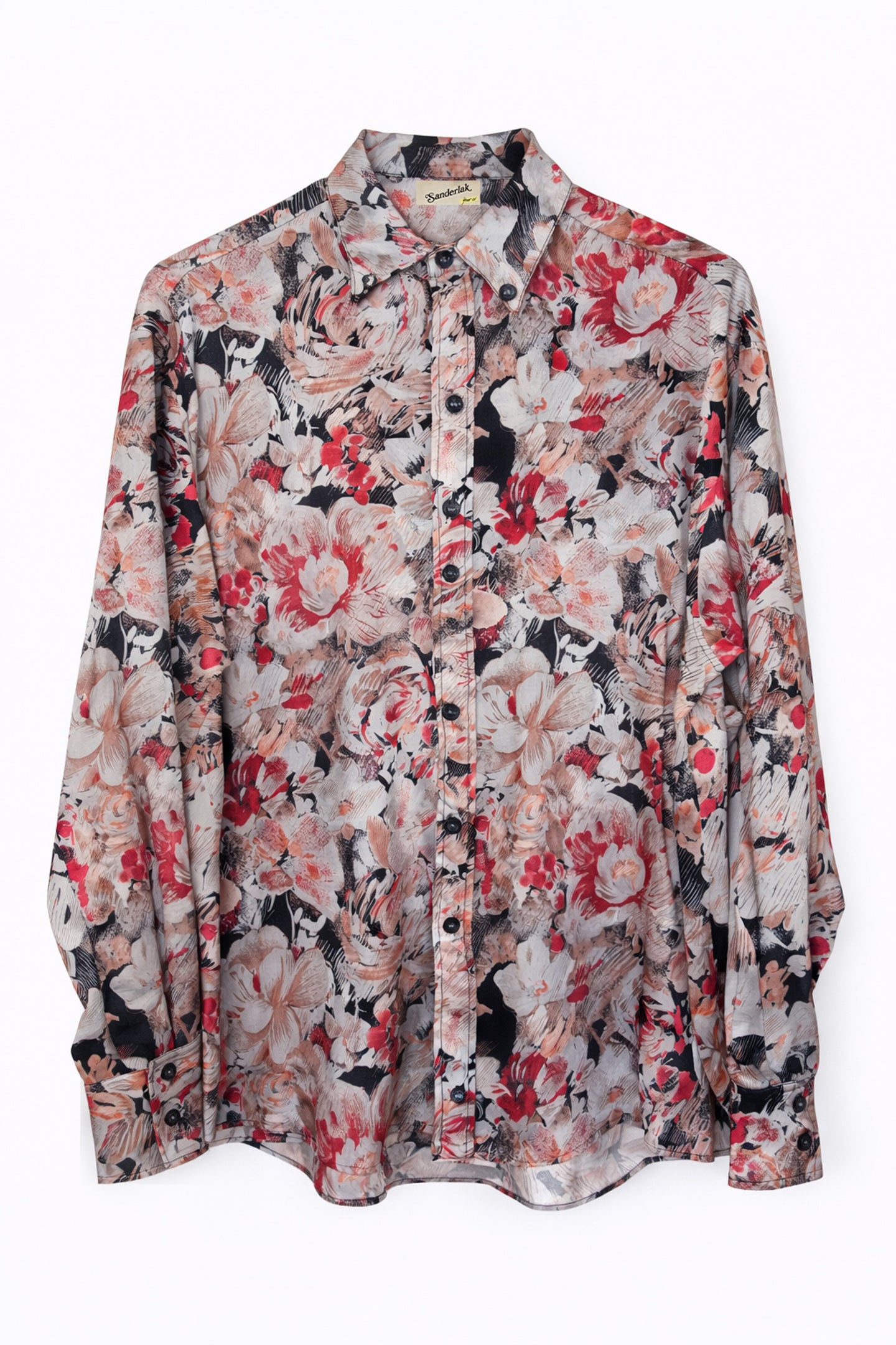 Oversized Shirt in Poppy Print