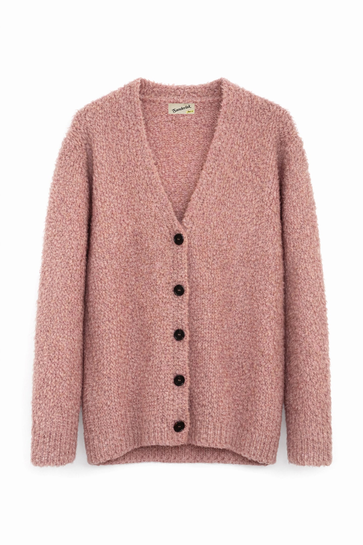 Oversized Cardigan in Powder Pink