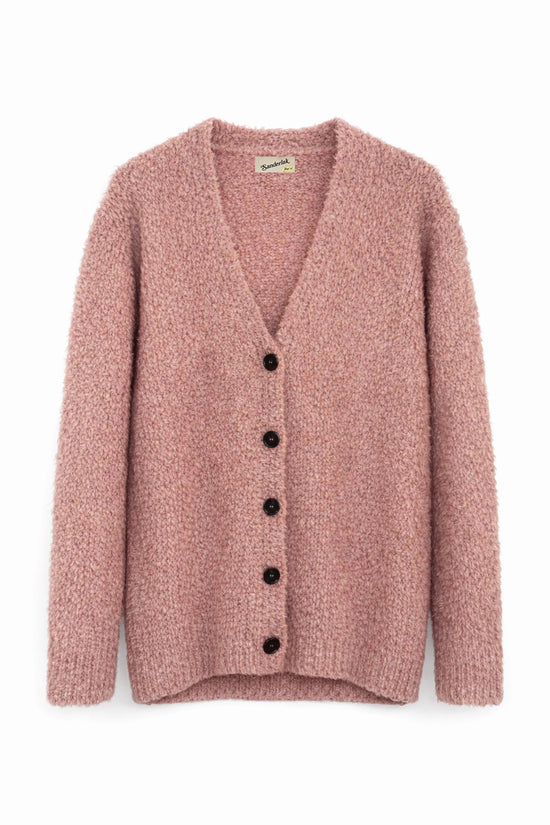 Oversized Cardigan in Powder Pink
