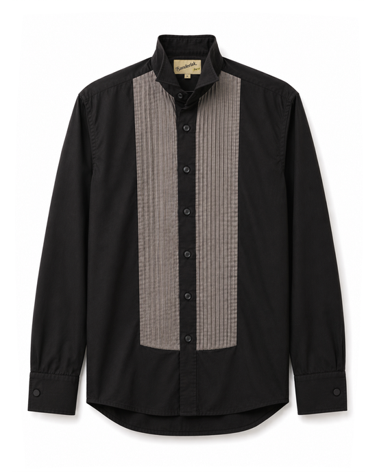 Tux Shirt in Pure Chocolate