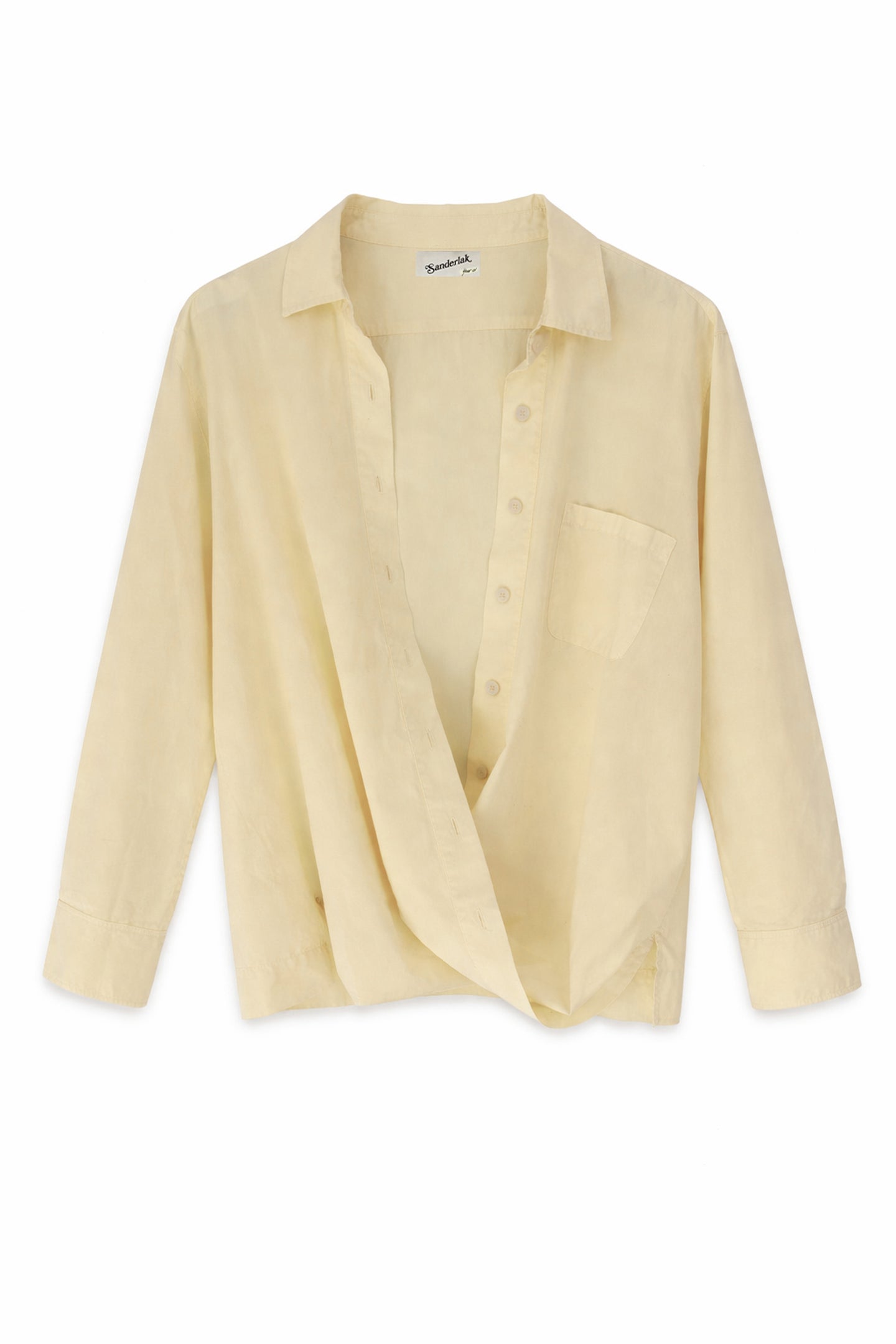 Twist Shirt in Chateau Cream