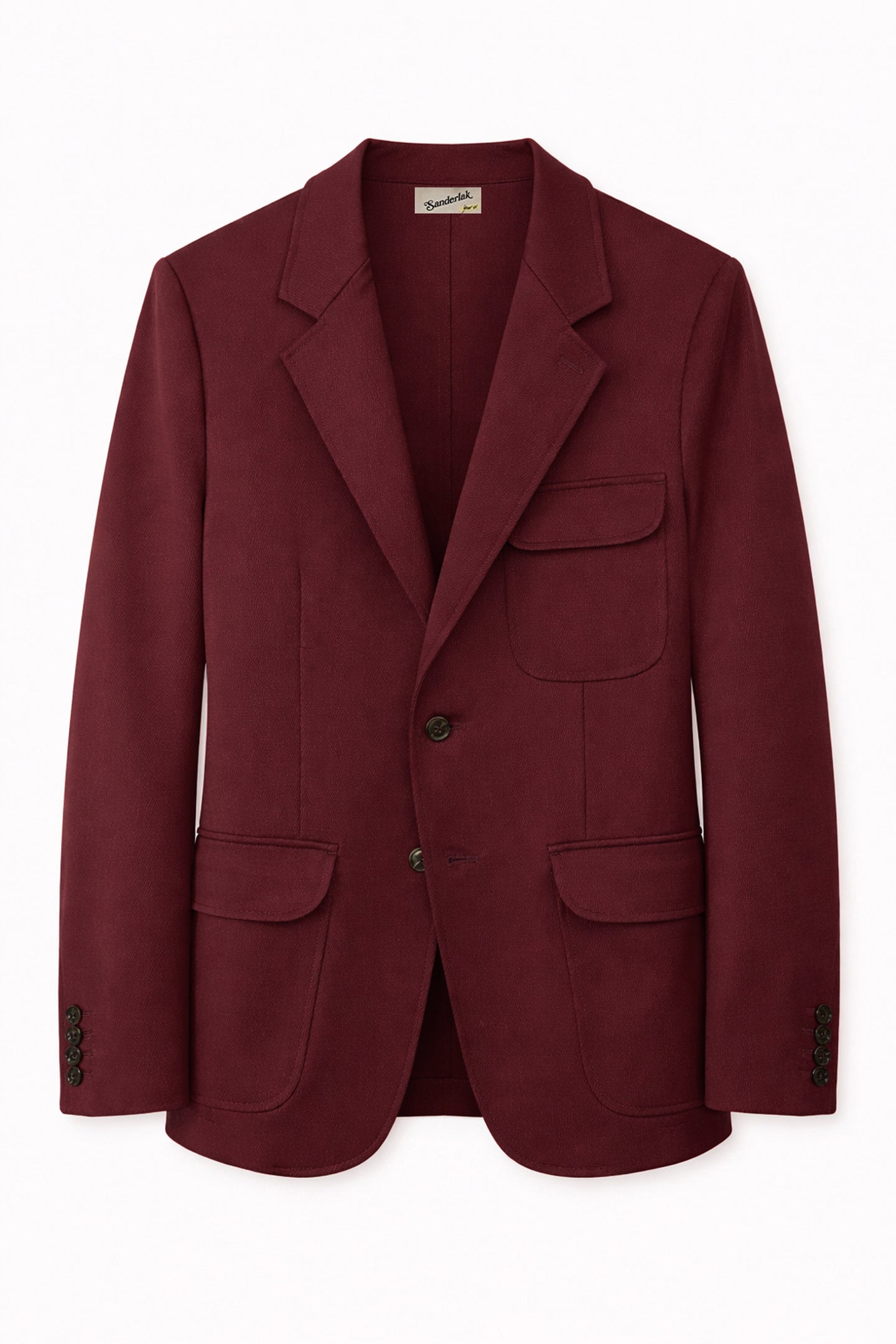 Flap Blazer in Redwood