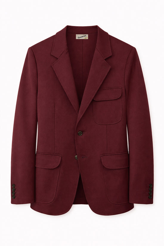Flap Blazer in Redwood