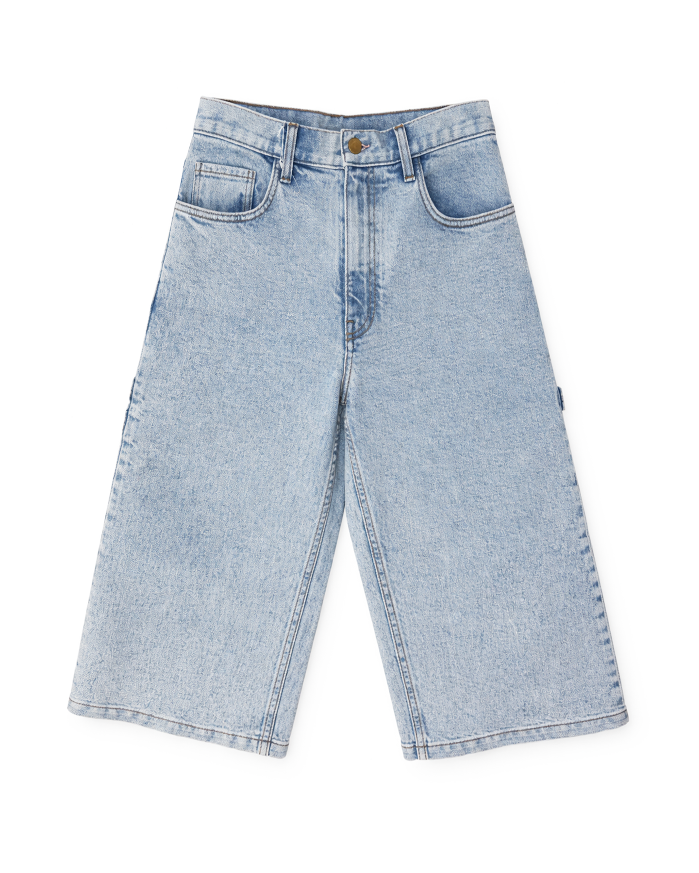 Wide Skater Jean in Vintage Blue