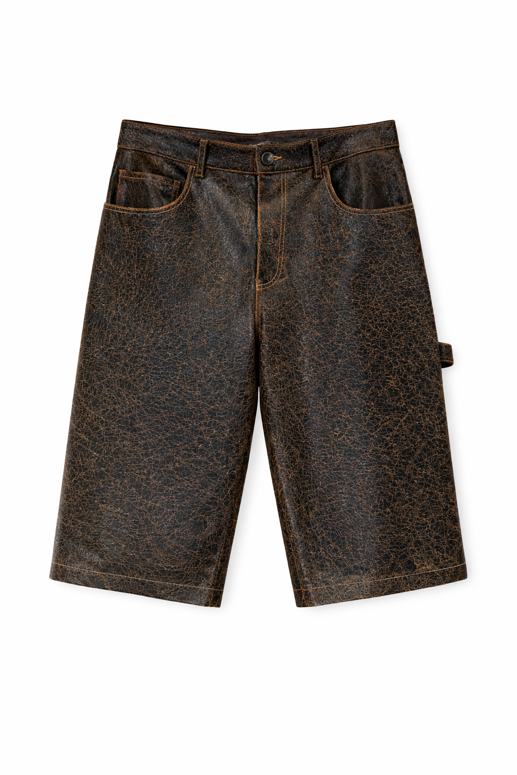 Leather Skater Pant in Dark Chocolate