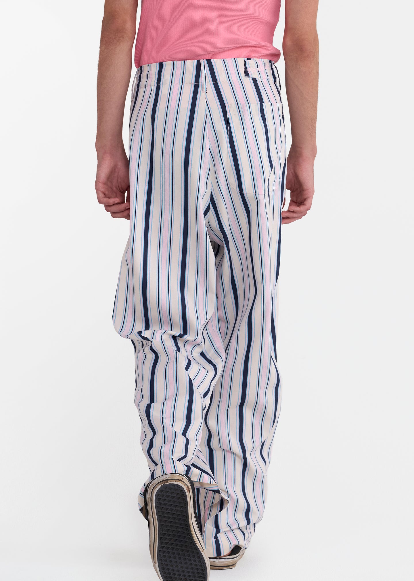 Drawstring Pant in Blue Multi