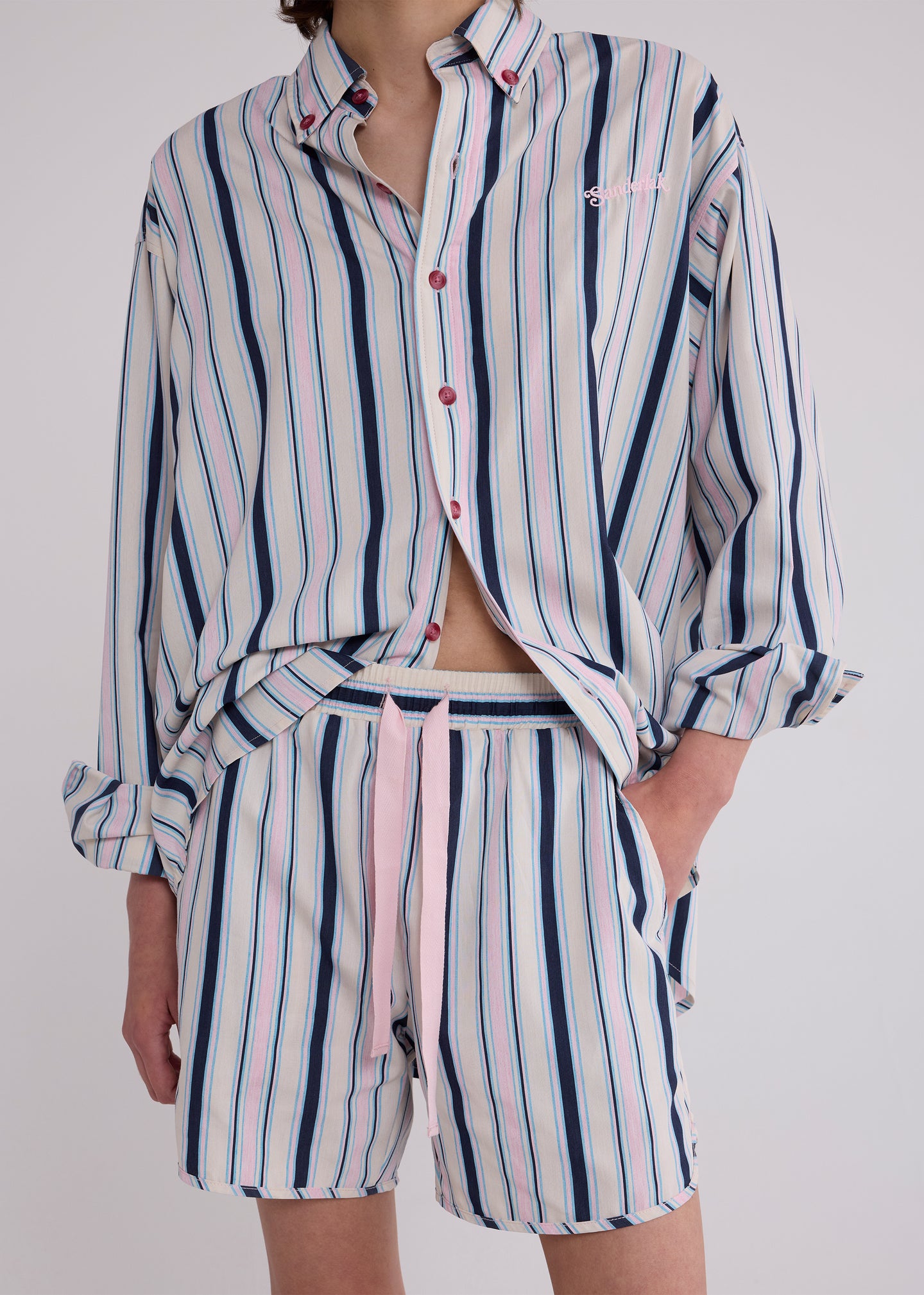 Poplin Drawstring Shorts