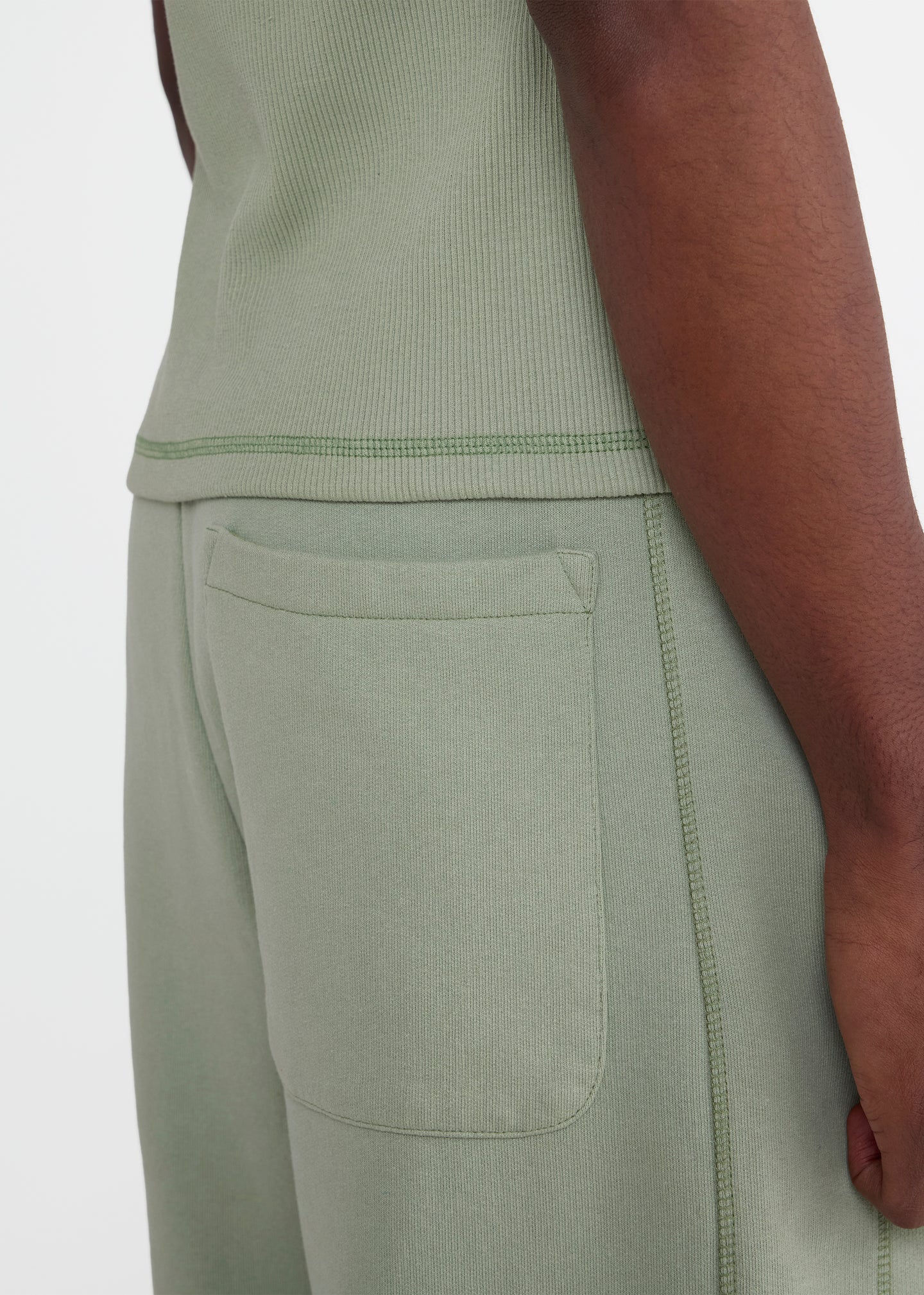 Drawstring Sweatpant in Desert Sage
