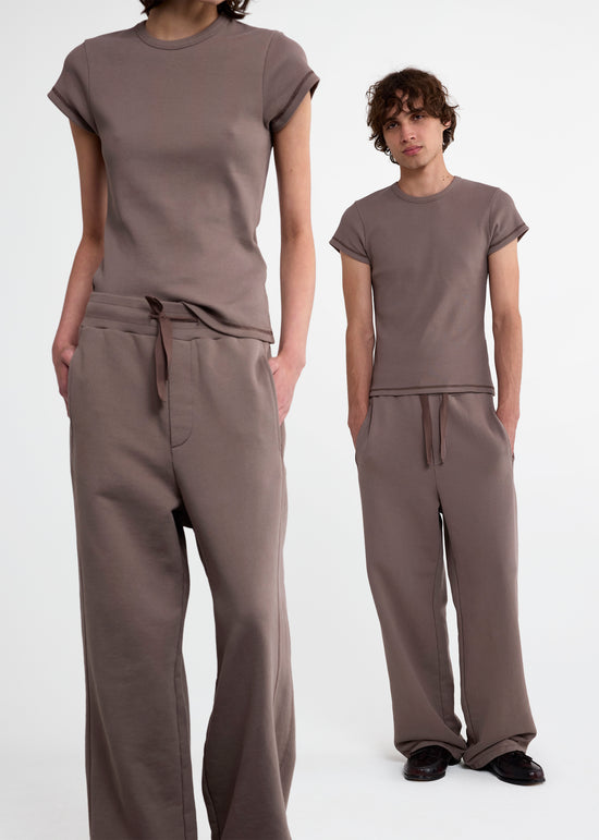 Drawstring Sweatpant in Grey