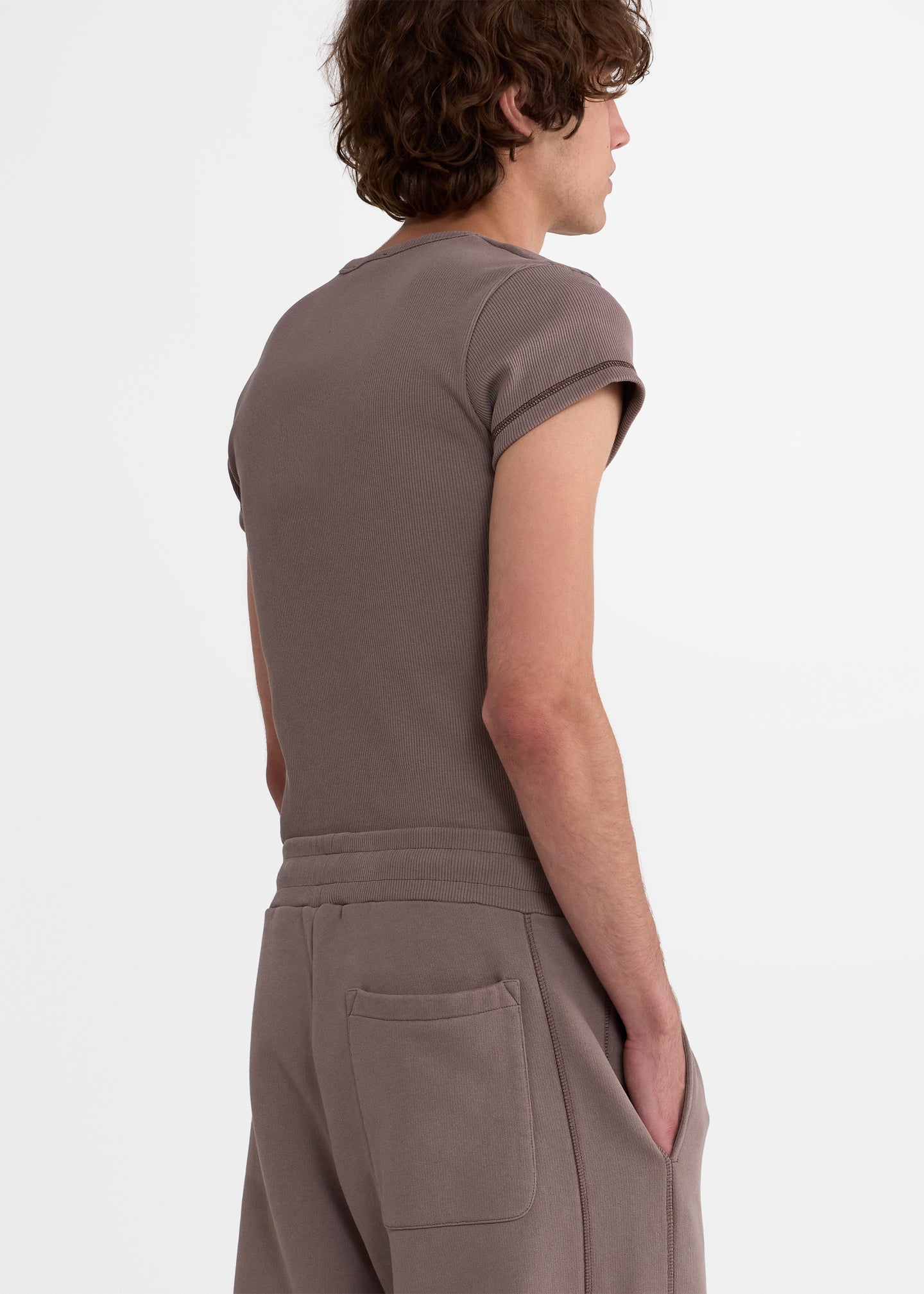 Drawstring Sweatpant in Grey