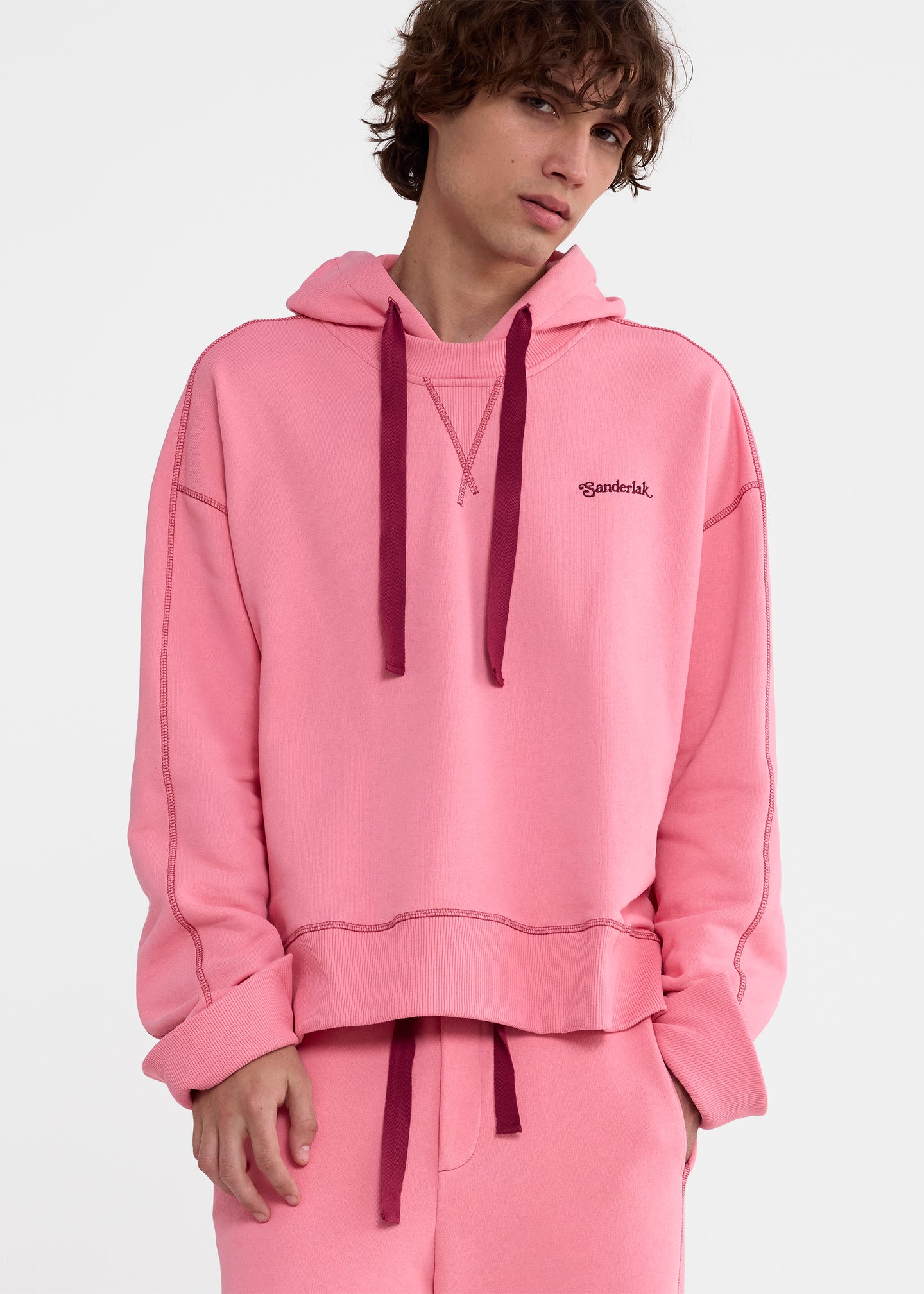 Hoodie in Pink
