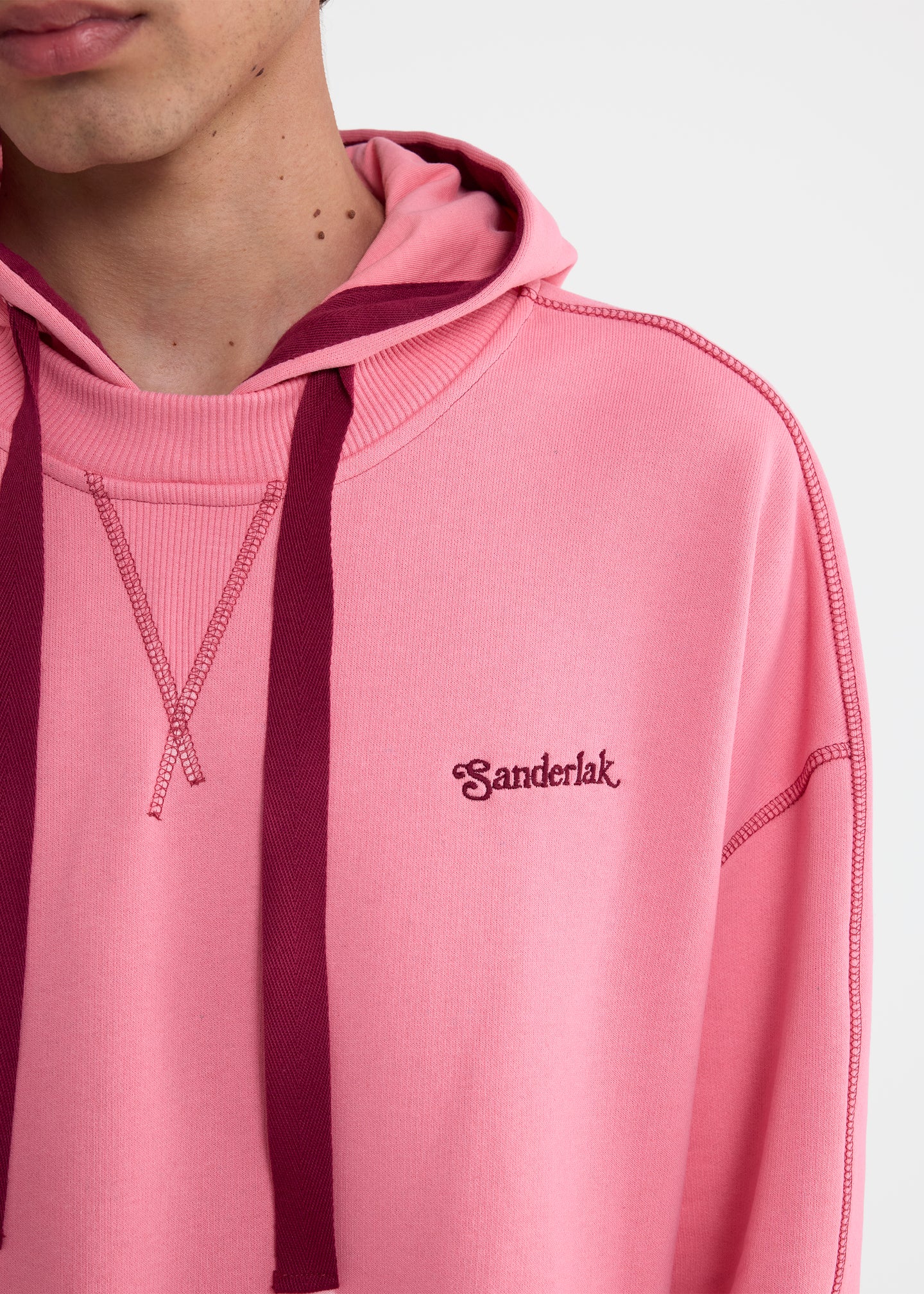 Hoodie in Pink