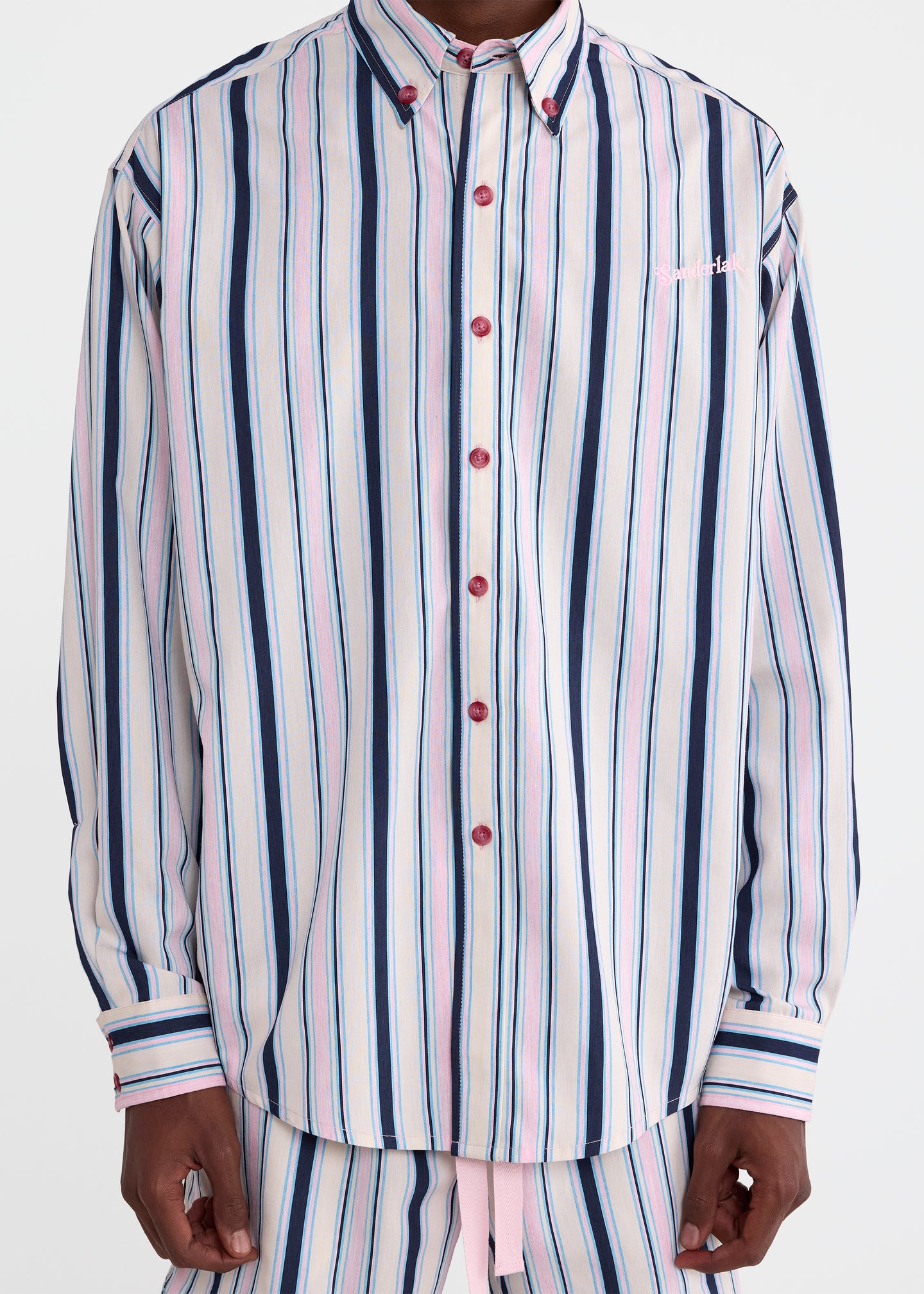 Oversized Shirt in Blue Multi