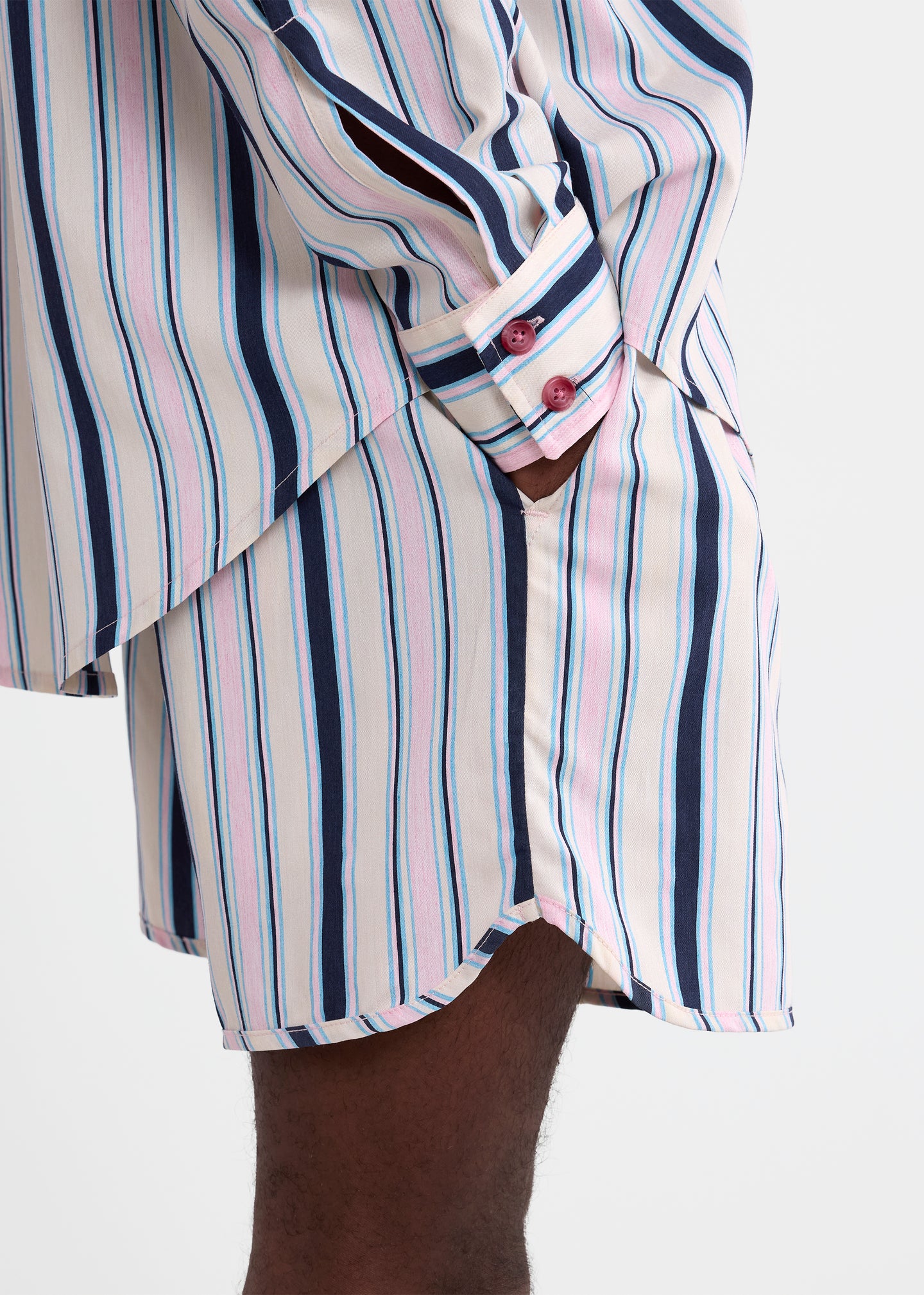 Drawstring Shorts in Blue Multi