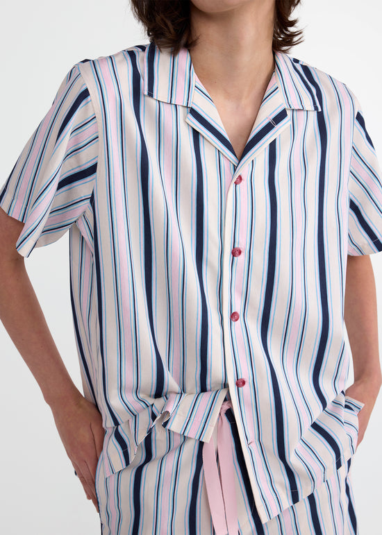 Short Sleeve Shirt in Blue Multi