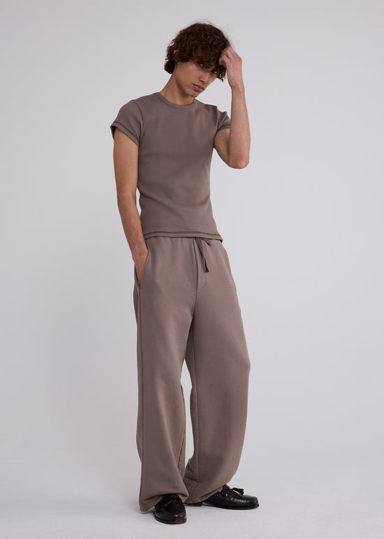 Cotton Skinny Rib Tee