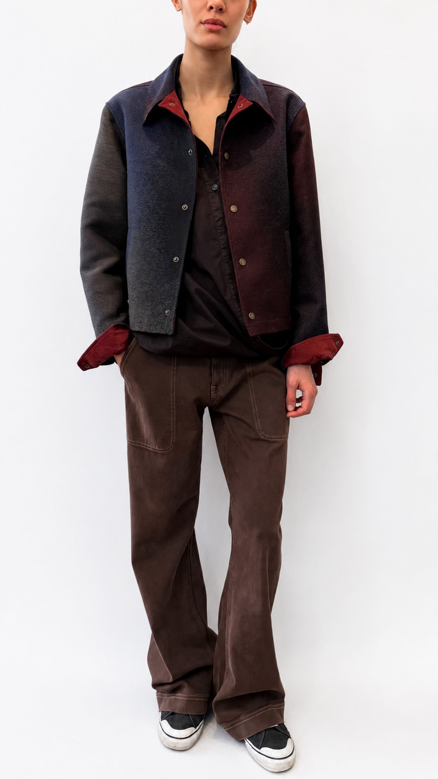 Maharam Jacket in Chocolate Degrade
