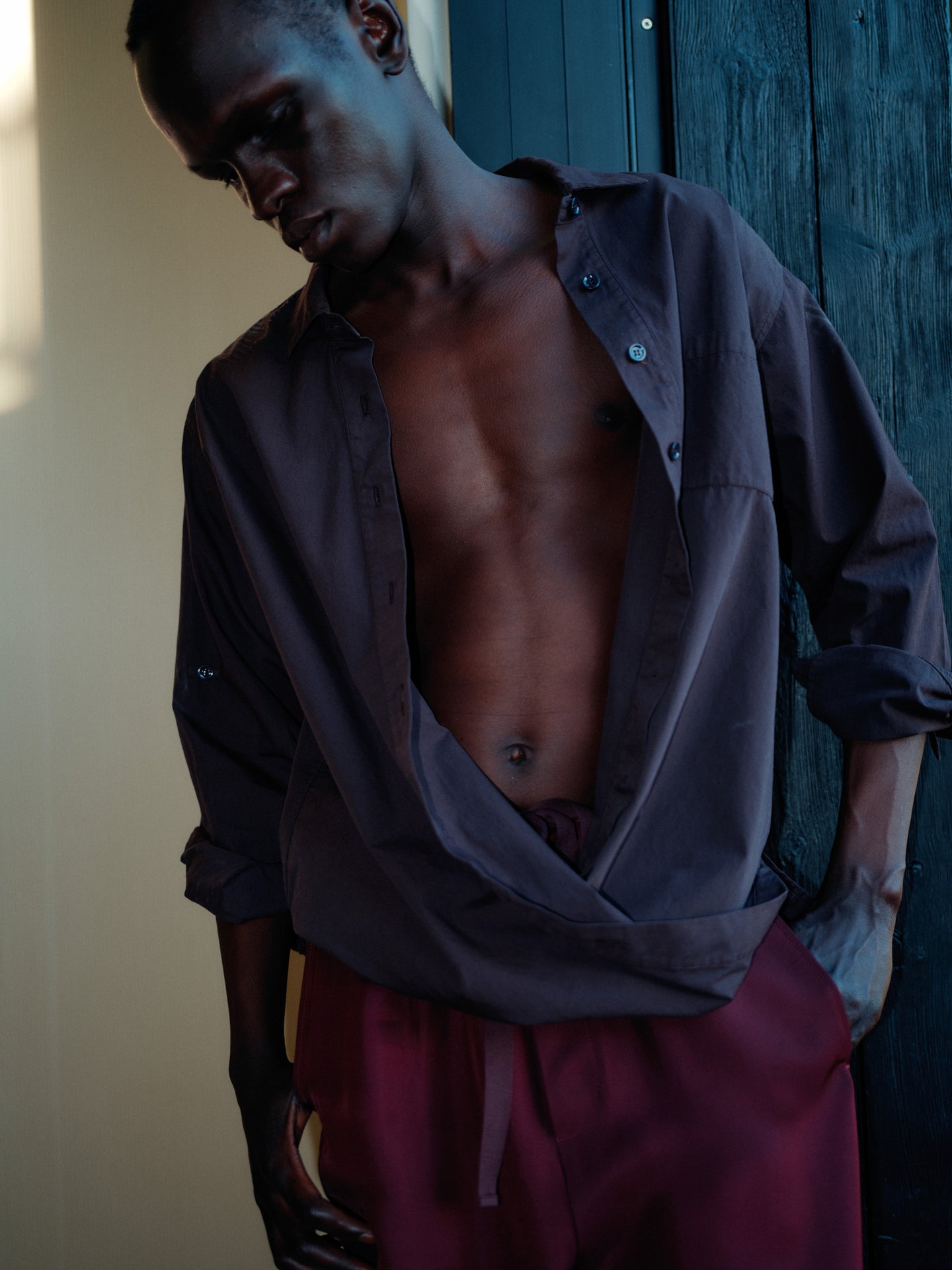 Twist Shirt in Pure Chocolate