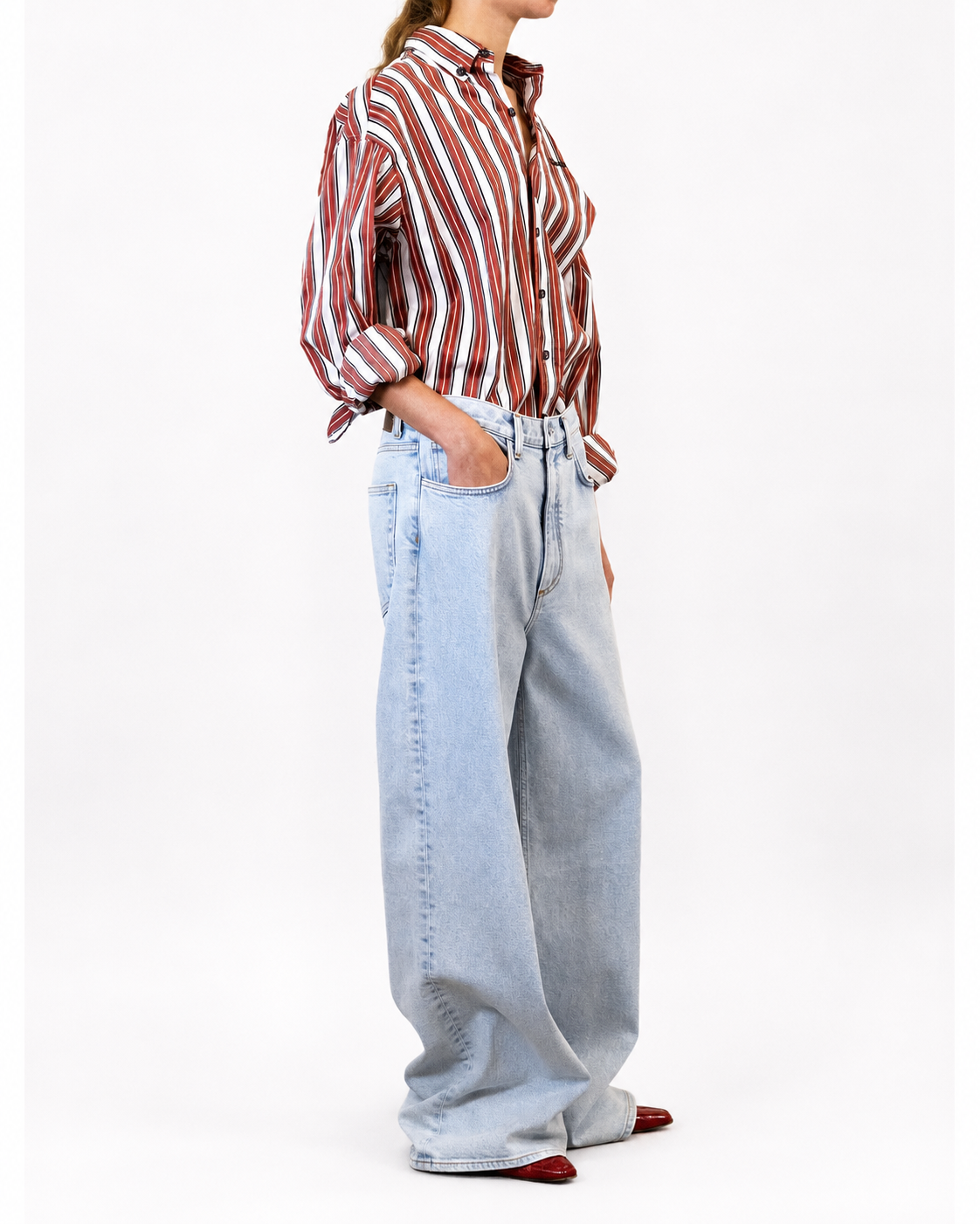 Wide Jean in Vintage Blue