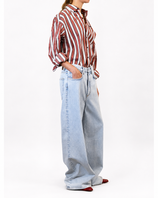 Wide Jean in Vintage Blue
