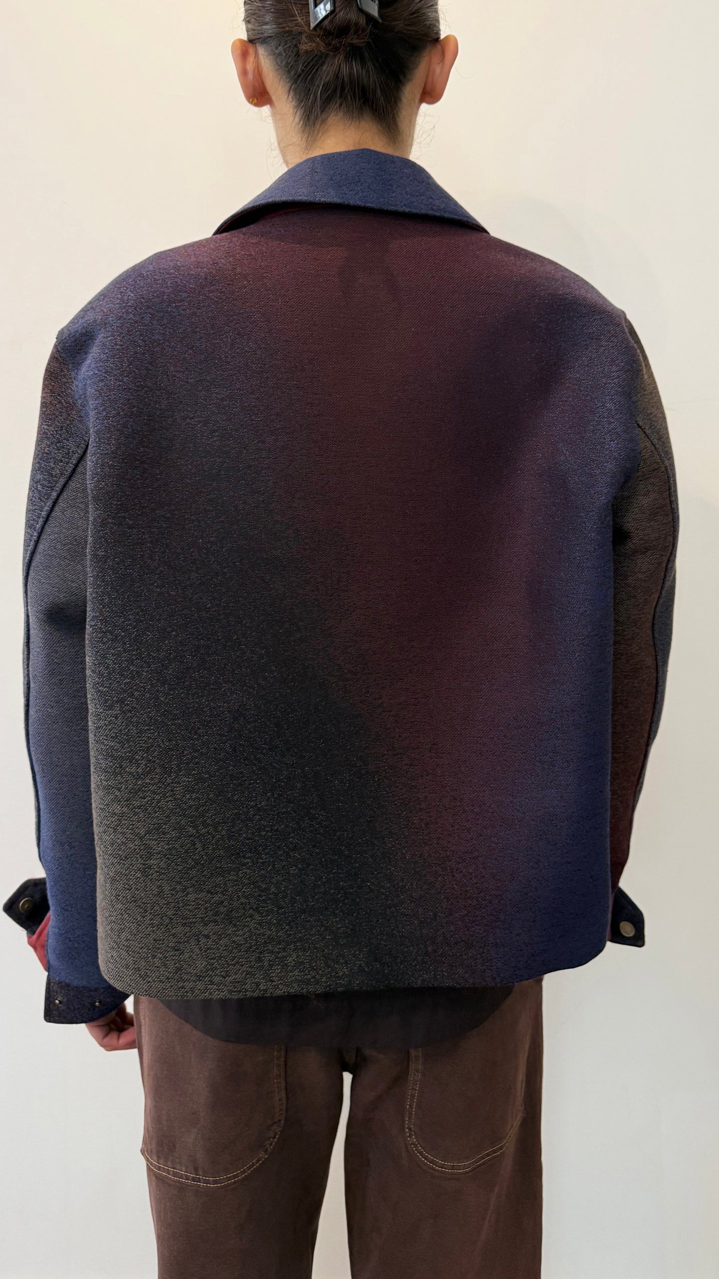Maharam Jacket in Chocolate Degrade