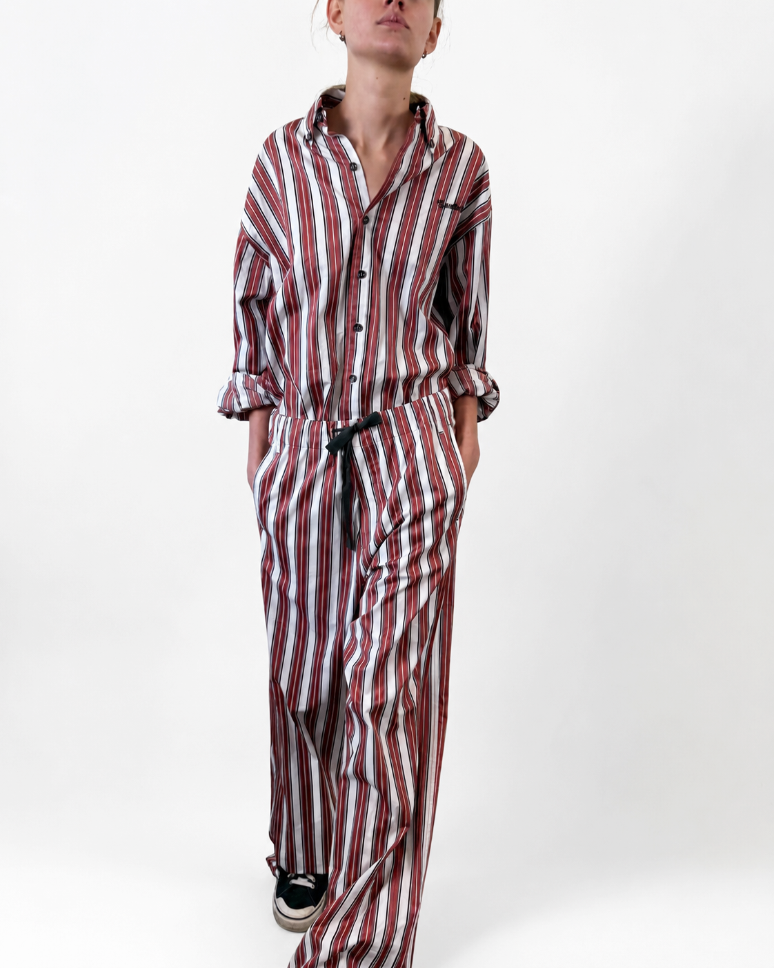 Striped Oversized Shirt in Boardroom Stripe