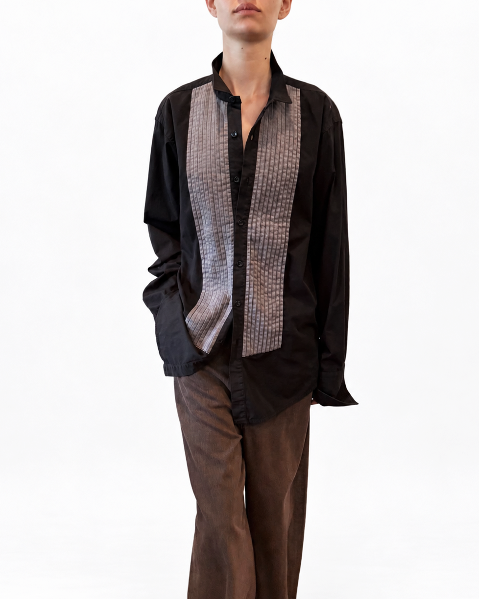 Tux Shirt in Pure Chocolate
