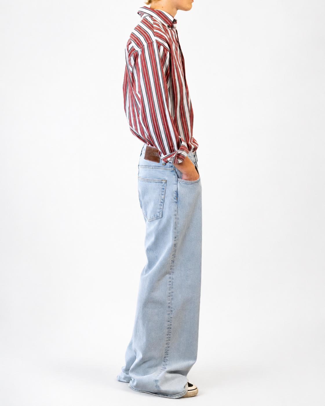 Wide Jean in Vintage Blue