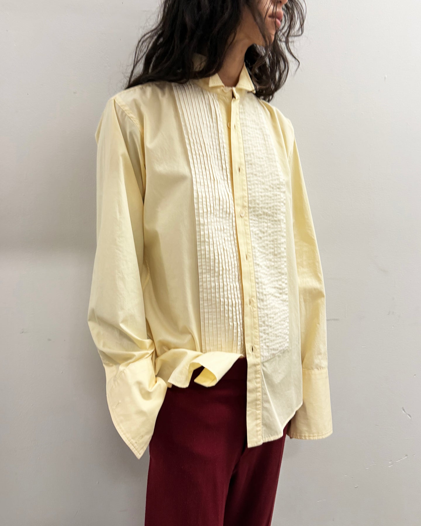 Tux Shirt in Chateau Cream
