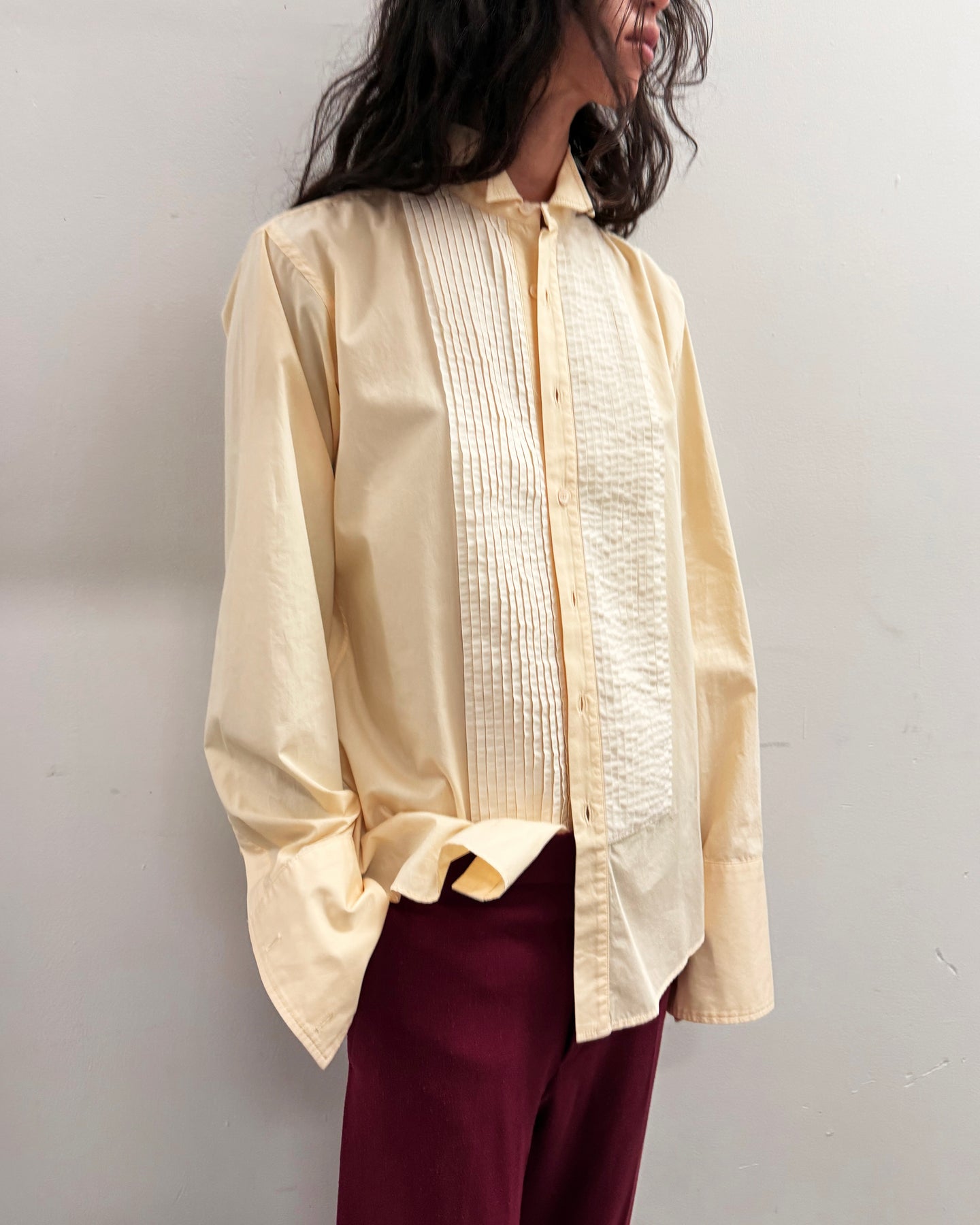 Tux Shirt in Chateau Cream
