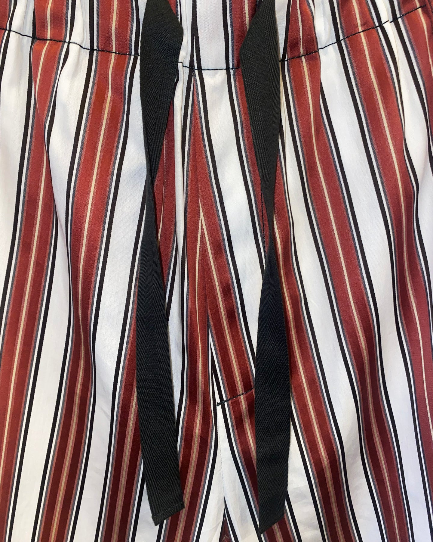 Striped Drawstring Pants in Boardroom Stripe