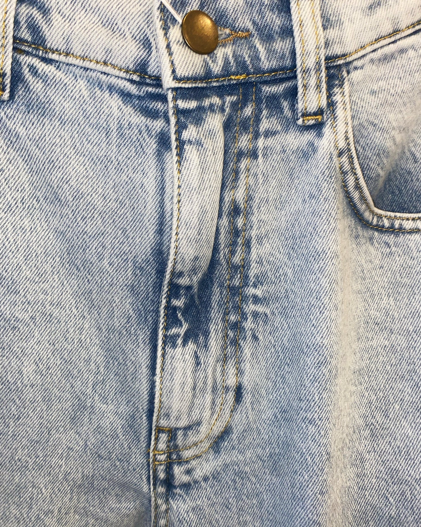 Wide Skater Jean in Vintage Blue