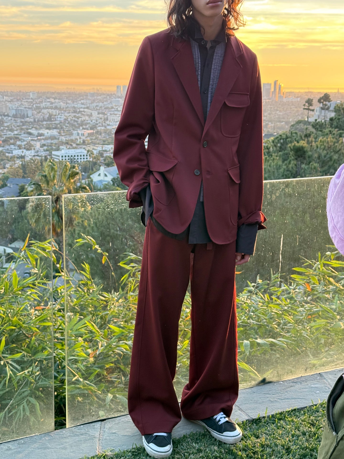 Tailored Drawstring Pant in Redwood