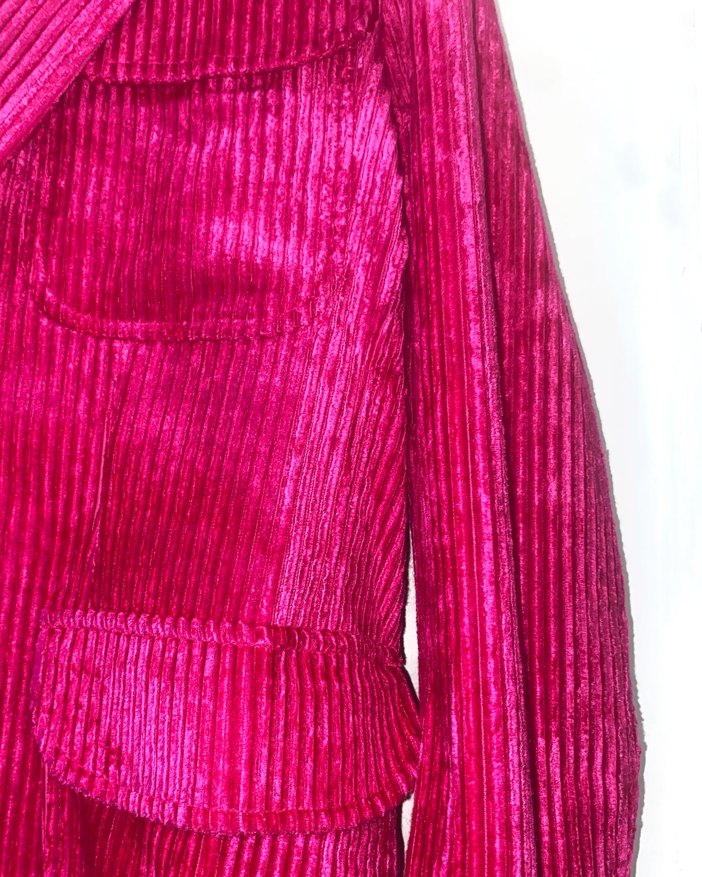 Tailored Lined Blazer in Pink Cadillac
