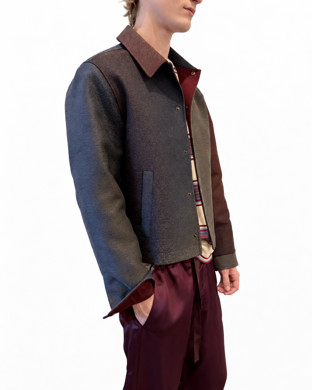 Maharam Jacket in Chocolate Degrade