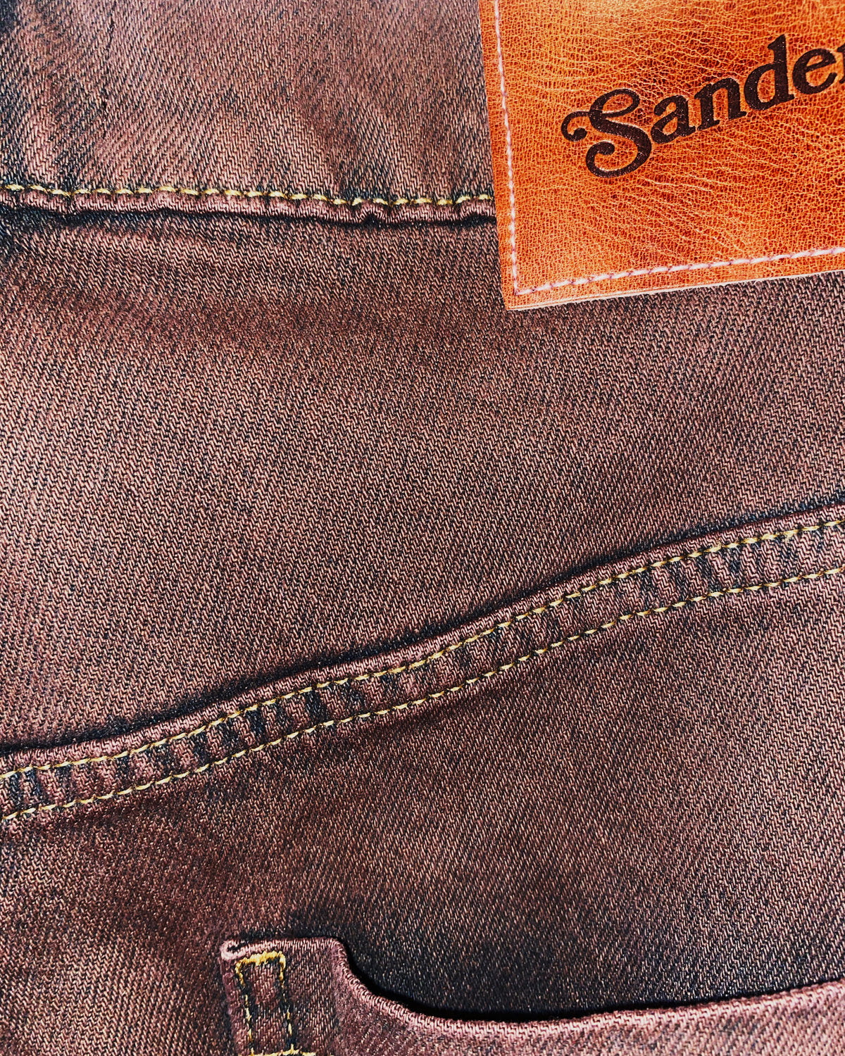 Utility Flare Jean in Clay