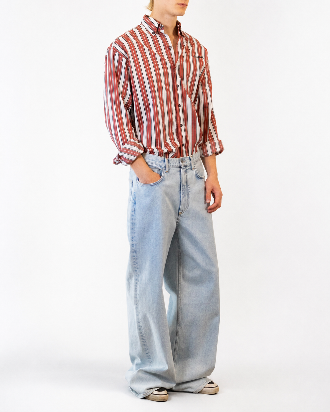Wide Jean in Vintage Blue