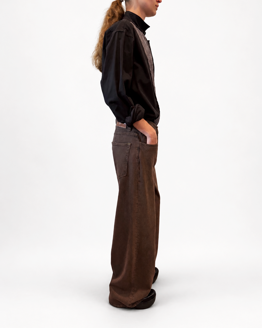 Wide Jean in Clay