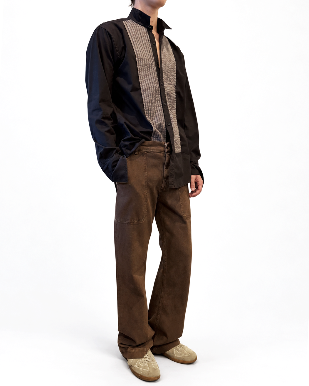 Utility Flare Jean in Clay