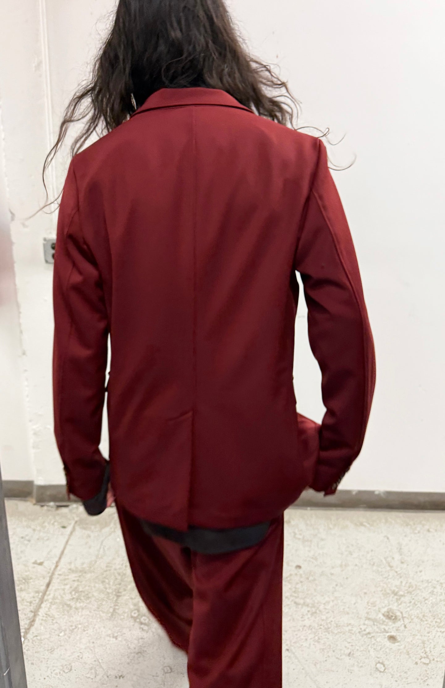 Flap Blazer in Redwood